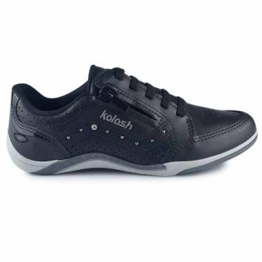 Imagem de Tênis Casual Kolosh Feminino C1299, 38, Preto