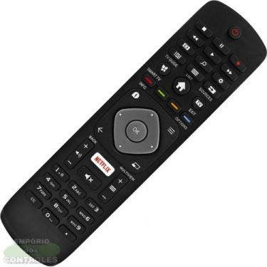 Imagem de Controle remoto philips tv smart 4k c/ tecla netflix