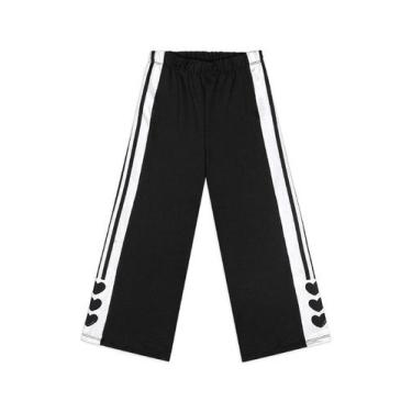 Imagem de Calça Esportiva Infantil em Poliéster Quimby, Preto