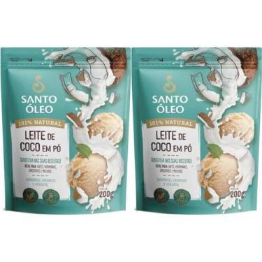 Imagem de Kit 2X Leite De Coco em Pó - 200g - Santo Óleo