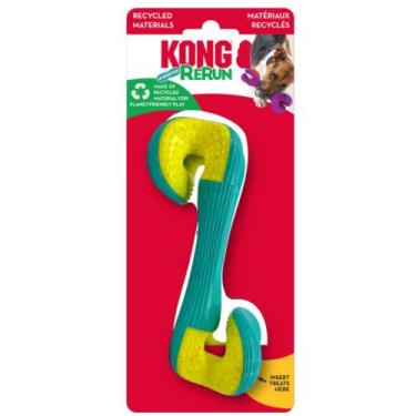 Imagem de Brinquedo Sonoro Kong Rerun Whoosh Bone Para Cachorro - M/L - AMARELO 