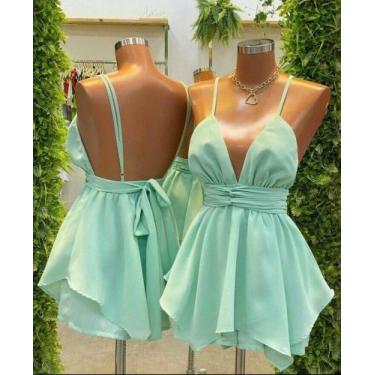 Imagem de Vestido em viscose decote V - andreia batista