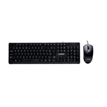 Imagem de Kit Teclado e Mouse Maxprint CF 1001, USB 2.0, ABNT2, Preto - 60000156