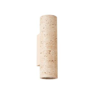Imagem de Arandela Nordecor Tivo Tub 90011 30cm 2xGU10 Mármore Travertino Bivolt