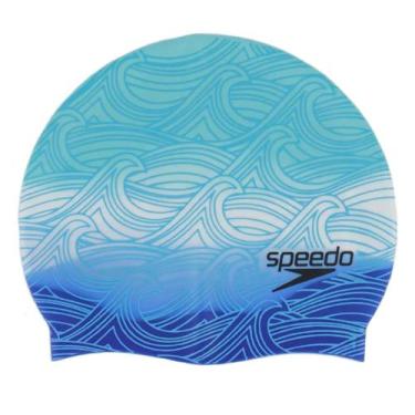 Imagem de Touca de Natação Speedo Speerit Cap Silicone Unissex, Único, Azul