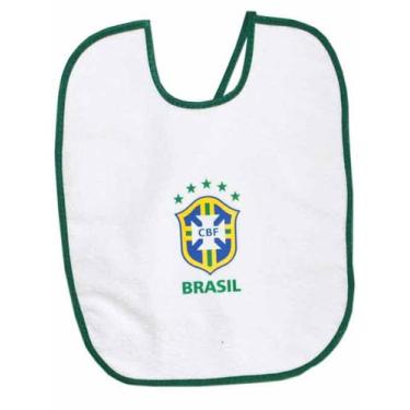 Imagem de Babador Bebê Brasil Branco - ALDT