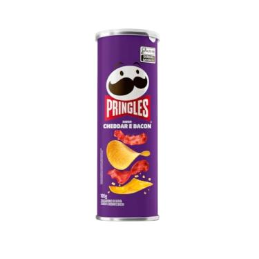 Imagem de Salgadinho Batata Pringles Cheddar e Bacon 105g Lata