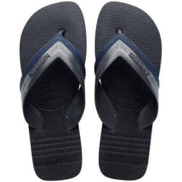 Imagem de Chinelo Hybrid City, Havaianas, Preto, Novo grafite, 35/36