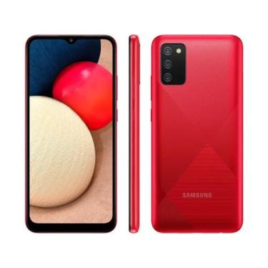 Imagem de Smartphone Samsung A02s 32Gb 3Gb Ram Vermelho SM-A207M