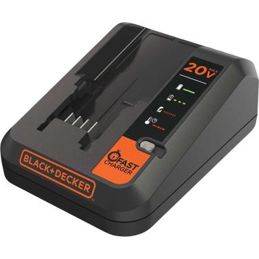 Imagem de Carregador de Bateria BDCAC202B 12V 20V Max Bivolt 2 Ah Cabo 1,8m Tempo de Carga 45 Minutos Black + Decker