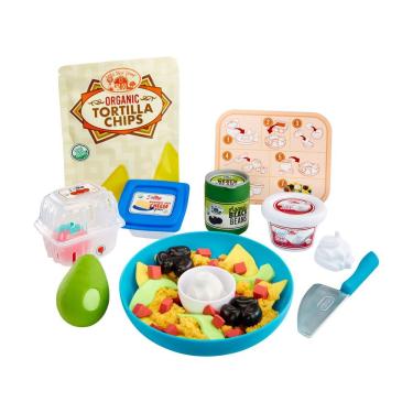 Imagem de Kit de Brinquedo Culinário Creative Chefs Nachos com Areia Moldável Reutilizável e Mesa Dobrável Verde Creative