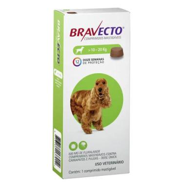 Imagem de Antipulgas e carrapatos Bravecto 10 a 20 kg - MSD Saúde Animal