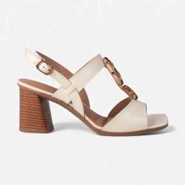 Imagem de Sandália Dakota de Salto Bloco Bege, Cream, 38