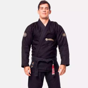 Imagem de Kimono Jiu Jitsu Atama Classic Preto Unissex