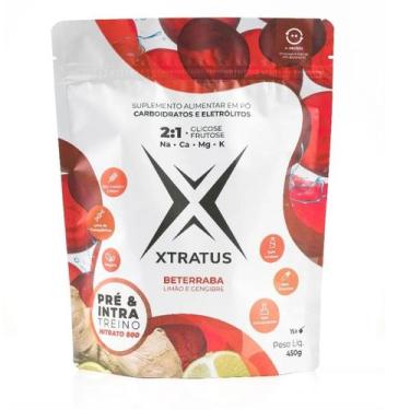 Imagem de Pré e Intra Treino Nitrato 800 2:1 (450g) Xtratus -, Beterraba c/ Limã