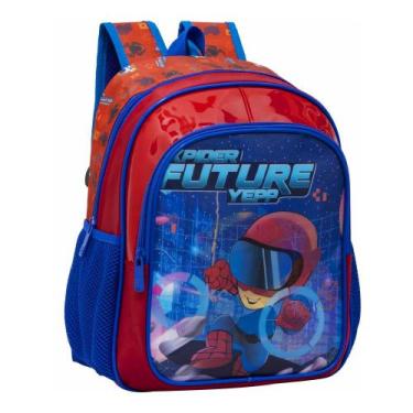 Imagem de Mochila Escolar Xpider Future Holográfica Costas Bebê Creche Escolinha