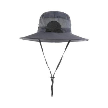 Imagem de Chapéu De Pescador Unissex Dobrável Com Aba Larga, Proteção UV, Para E