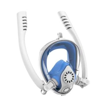 Imagem de Máscara De Snorkel Para Adultos Com Visão Total, Antiembaçante, Tubo D