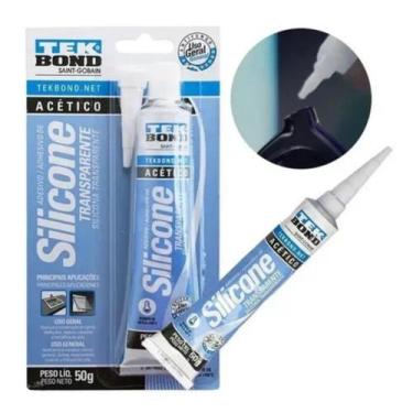 Imagem de Adesivo Silicone Incolor Transparente Tekbond 50g Com Bico - REIDABORR