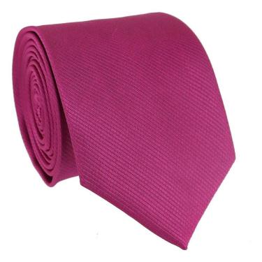 Imagem de Gravata Social Masculina Slim Lisa Tons Rosa Premium Sem Nó Eventos Casamento Padrinho Trabalho Congresso