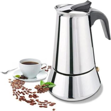 Imagem de Cafeteira Italiana Expresso inoxidável italiana 9 Xicara Filtro Térmic