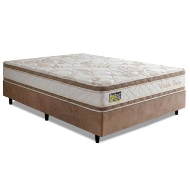 Imagem de Cama Box Desmontável Queen Molas Ensacadas D33 Double Face 158x198x65c