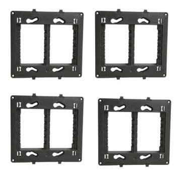 Imagem de 4x Suportes 4x4 P.placa Cega,2,4 E 6 Mód.pial Plus+ 612124nt - Legrand