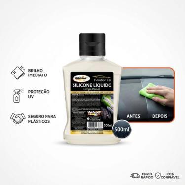 Imagem de Limpa painel automotivo silicone liquido 500ml - valencia