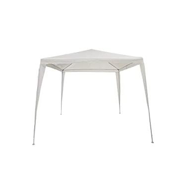 Imagem de Wincy Tenda de Jardim Gazebo 2,4 x 2,4 cm Branco - Sombra Temporária e Abrigo para Reuniões Familiares ao Ar Livre