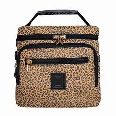 Imagem de Bolsa Academia Térmica Lanche Trabalho Lazer Fashion Mille Cor:Onça