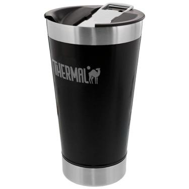 Imagem de Copo Térmico Classic Beer Gold 473ml Com Tampa Livre de BPA Thermal