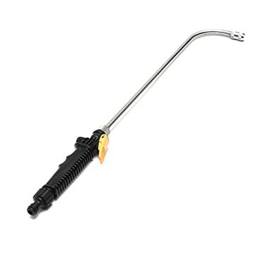 Imagem de Bocal de mangueira de jardim, pulverizador de bocal de mangueira de água de alta pressão, rosca de mangueira de jardim, para diversão ao ar livre, gramado e jardim, plantas de rega e lavagem de carros, limpeza, banho de animais de estimação (56CM)