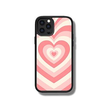 Imagem de Capa de redemoinho de silicone em forma de coração para iPhone 13 11 12 Pro Max 7 8 Plus X XS XR SE 2020 Capa antiderrapante com tudo incluído, rosa, para iPhone 7Plus/8Plus