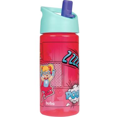 Imagem de Garrafinha Infantil Super-herói Rosa - Buba