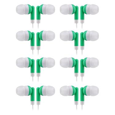 Imagem de Fones de ouvido em volume Embalados individualmente 50 para iPhone, Android, MP3 Player para escolas, bibliotecas, hospitais, Verde