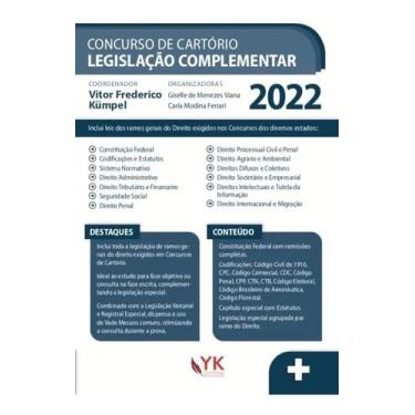 Imagem de Concurso de Cartório Legislação Complementar 2022