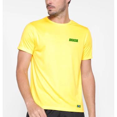 Camisa Camiseta Feminina Baby Look Time Brasil Branca a Pronta