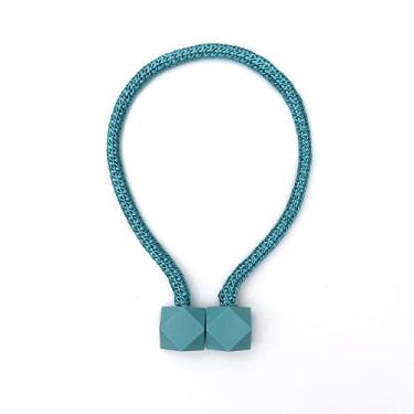 Imagem de Cinta de cortina criativa sem perfuração, fivela de cortina sem instalação, fivela de ímã de cortina, prendedores de cortina, T6, 2 PCS