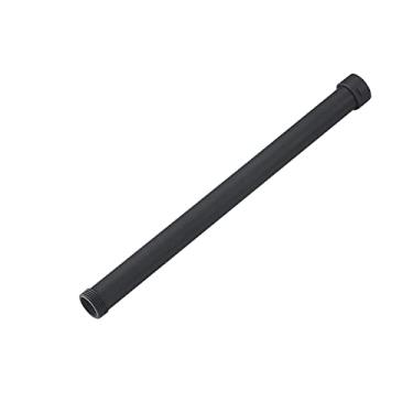 Imagem de 1pcs Tubo de extensão preto de 40CM para torneira de chuveiro extra estender tubo ouro branco cor universal interface estender tubos, preto, 30cm