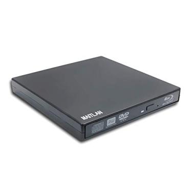 Imagem de Leitor de disco Blu-ray externo, gravador de DVD de camada dupla 8X DVD+-RW DL CD-RW para laptop Dell G7 G 7 G3 G5 15 17 7588 3579 3590 5587 7590, unidade óptica móvel portátil USB pop-up, preto novo na caixa