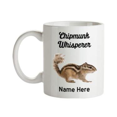 Imagem de Caneca de esquilo personalizada, presente para amantes de esquilos, caneca de esquilo personalizada, ideia de presente de esquilo, ideia de para amantes de esquilos