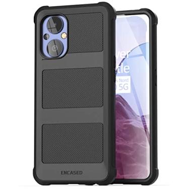 Imagem de Encased Capa Falcon Armor projetada para OnePlus Nord N20 5G, proteção resistente (preto)