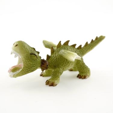 Imagem de Top Collection 4413 Miniatura de Jardim de Fadas e Terrário Mini Dragão Rugindo Estátua Pequena, Verde