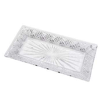 Imagem de PRATO DE CRISTAL DUBLIN 30x15,5CM TRANSPARENTE