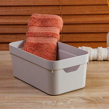 Imagem de Caixa Organizadora Cube P, Ou, Bege