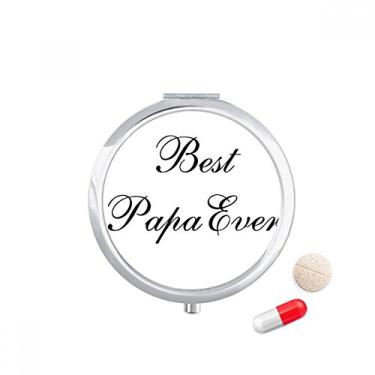 Imagem de Best Papa Ever — Caixa de armazenamento de remédios com citações