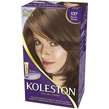 Imagem de Coloração Koleston Kit 537 Marrom Sedução - Wella