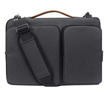 Imagem de Bolsa Case Capa Sleeve Macbook Notebook Até 15.6 Polegadas Com 2 Bolsos Frontais - Preta