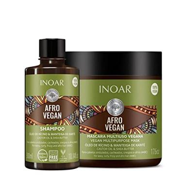 Imagem de Inoar Afro Vegan - Kit Shampoo 300ml e Máscara 500g