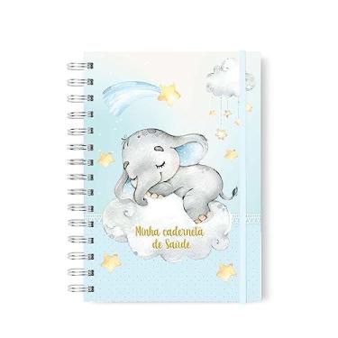 Imagem de Caderneta De Vacinação Menino Versão Atualizada Capa Dura Elefantinho